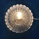 Moulded glass ceiling light