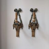 Pair of decorative wall sconces