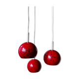 Vintage hanging lamp/cascade lamp in enamel, retro lamp, 70's