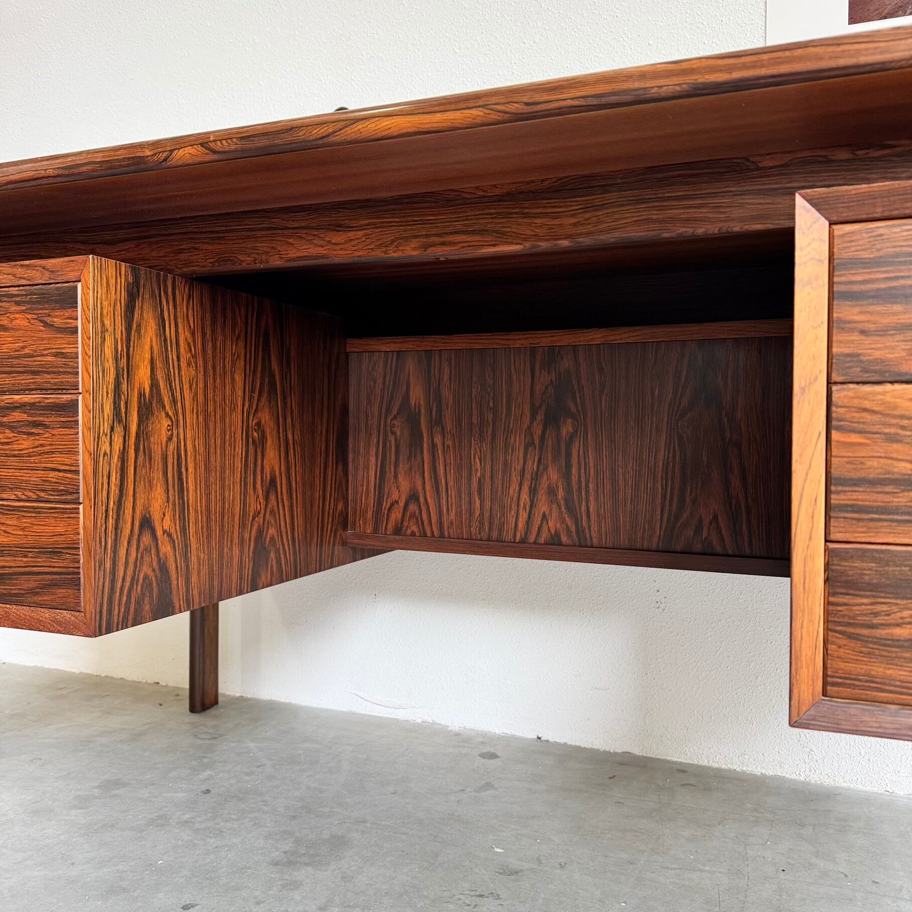 Vintage freestanding desk rosewood