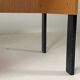 Vintage oak and black wood desk from the 60s