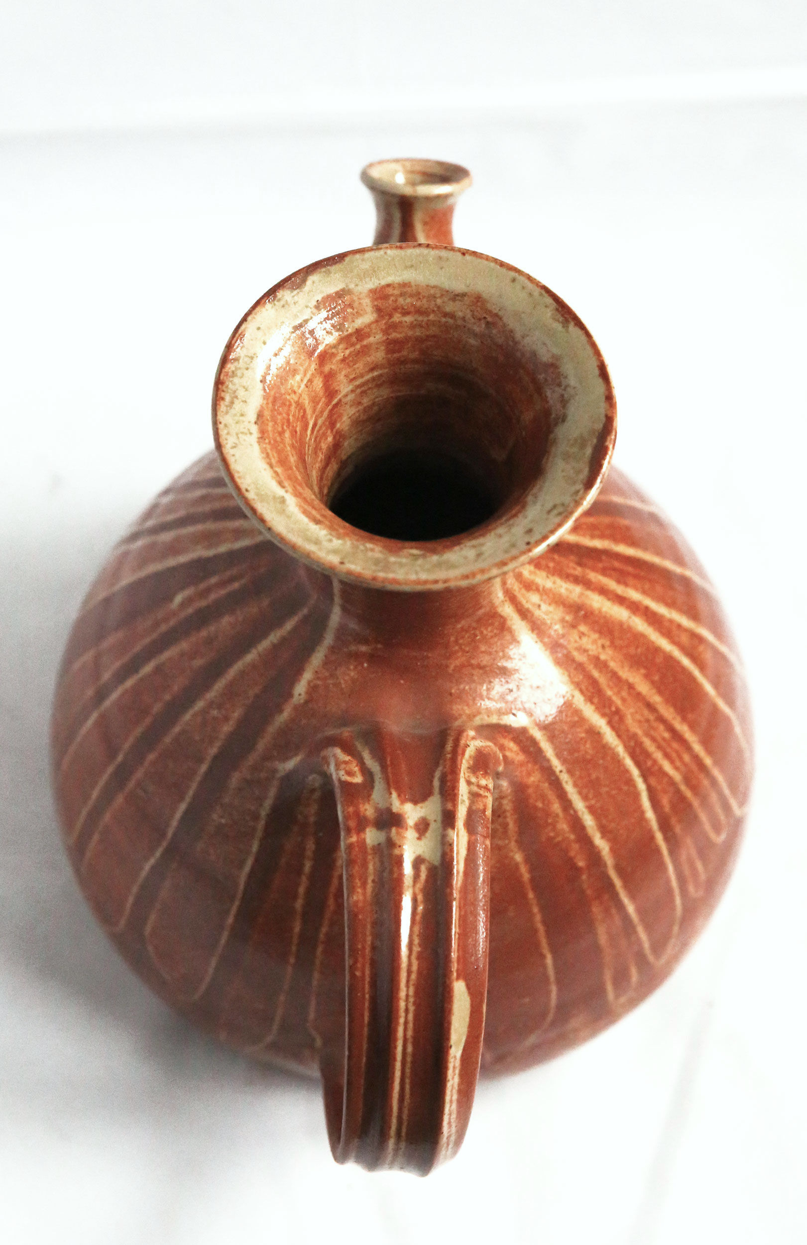 Pitcher, atypical sandstone jug from Daniel Auger's Puisaye