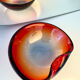 Ashtray / pocket emptier Murano sommerso 1960