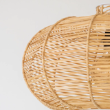 Raffia pendant light