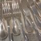6 fish cutlery sets, 12 pieces, silver-plated metal, Christofle silversmith, Albi pattern