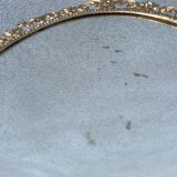 Golden mirror 21x50cm