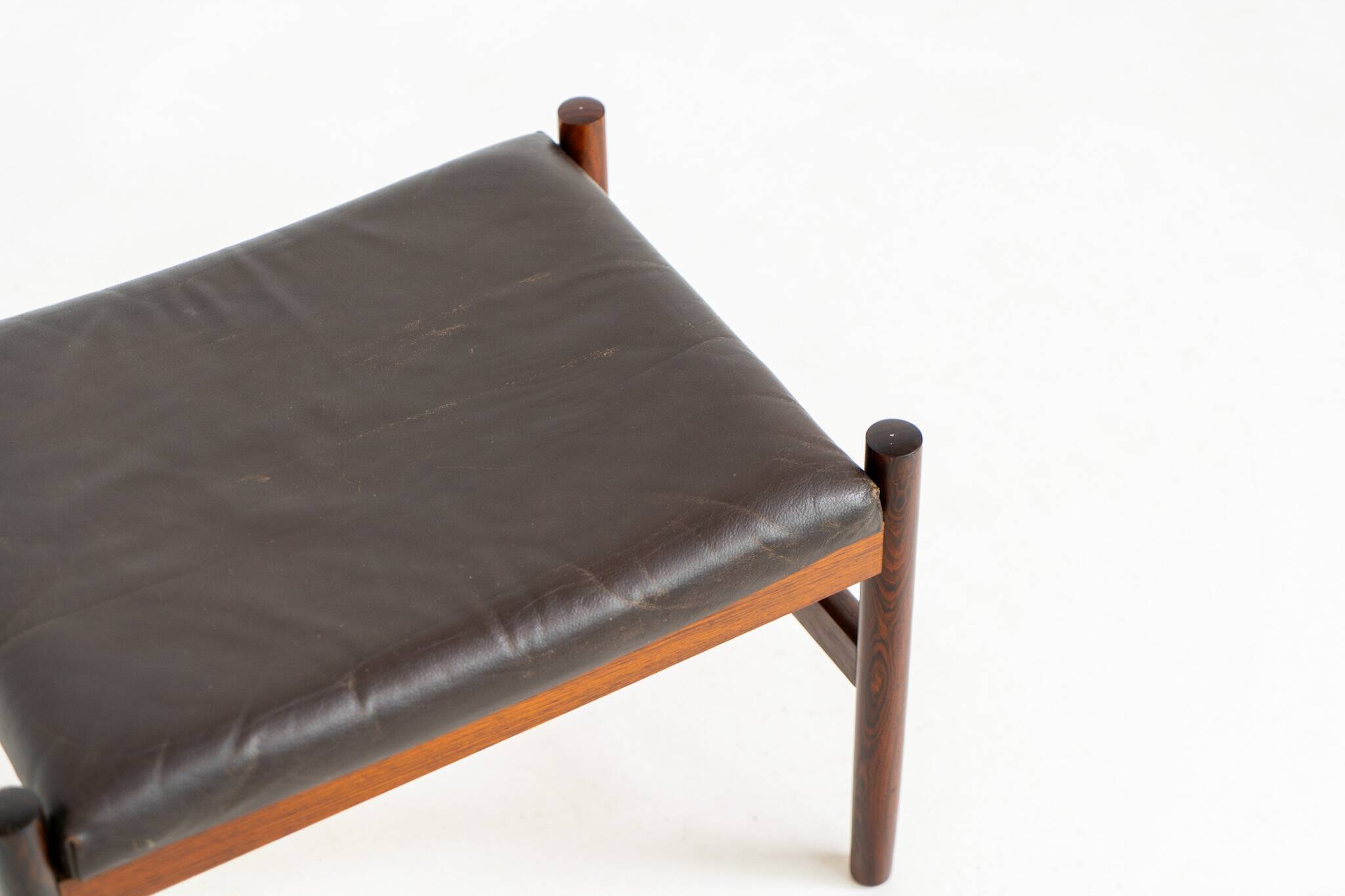 Rosewood stool by Hugo Frandsen for Spøttrup