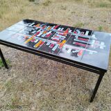 Ceramic iron coffee table ADRI Vallauris
