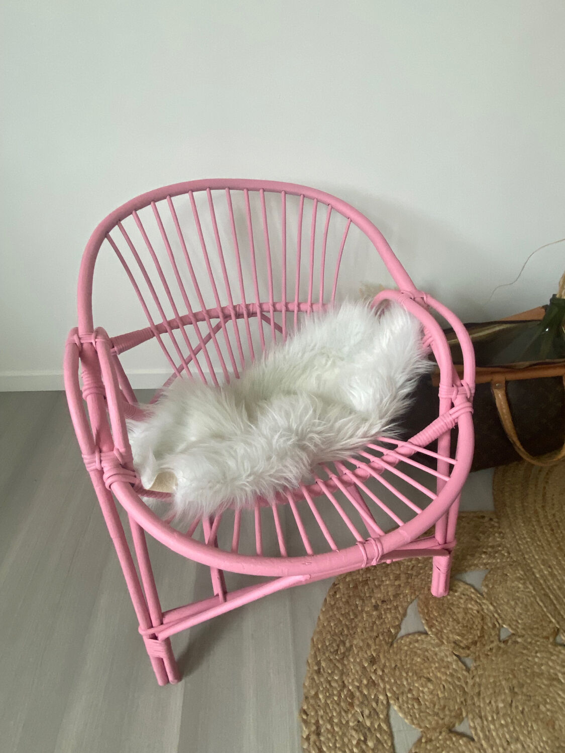 Adult rattan armchair