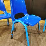 Set of 3 Kindergarten chair stamped RB