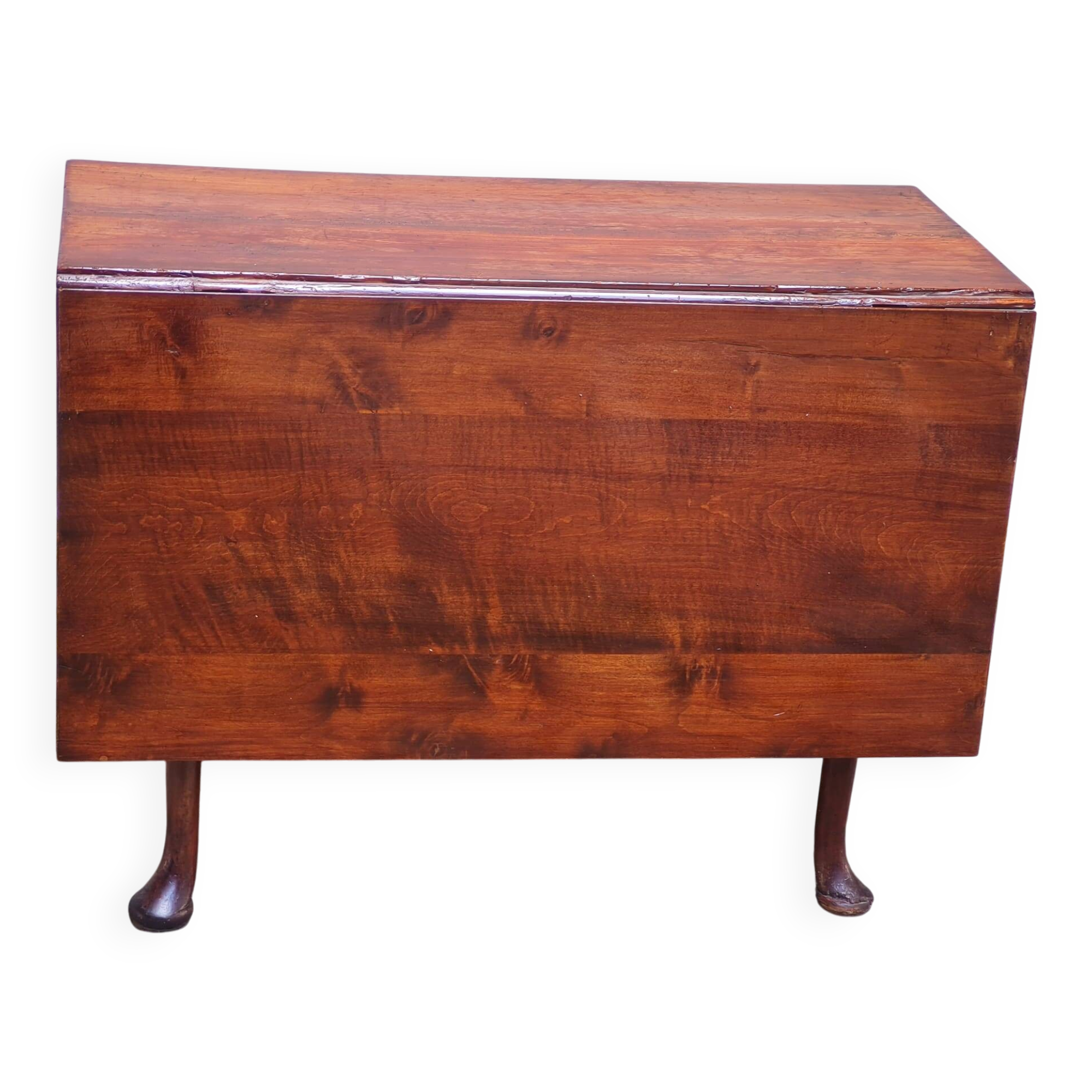 Mahogany drop-leaf table