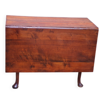 Mahogany drop-leaf table