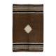 Vintage Mohair Kilim Rug. Handwoven Blanket. Turkish Sofa Throw. Brown Bed Cover