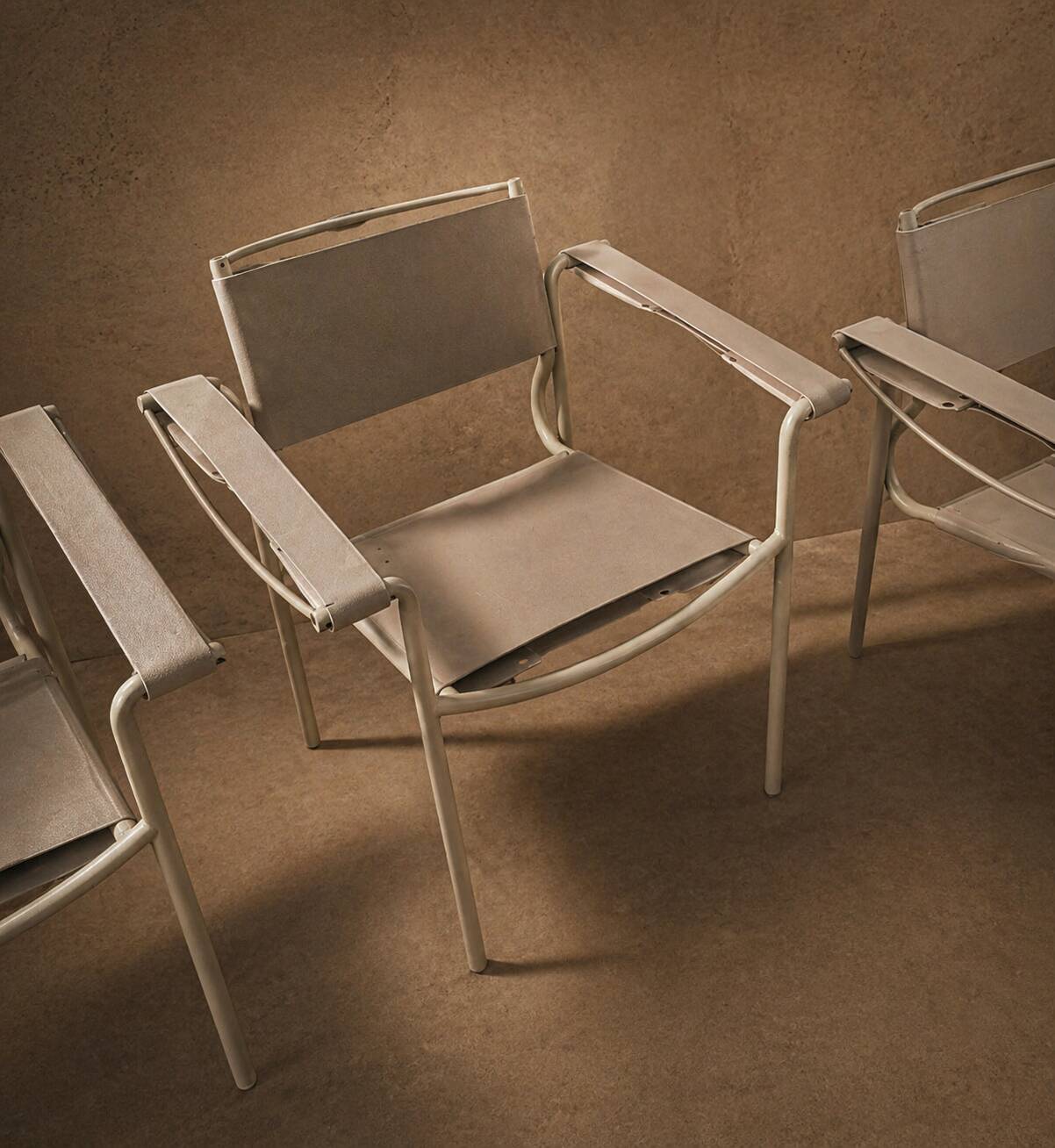 Set 4 fauteuils Bauhaus G.Belotti
