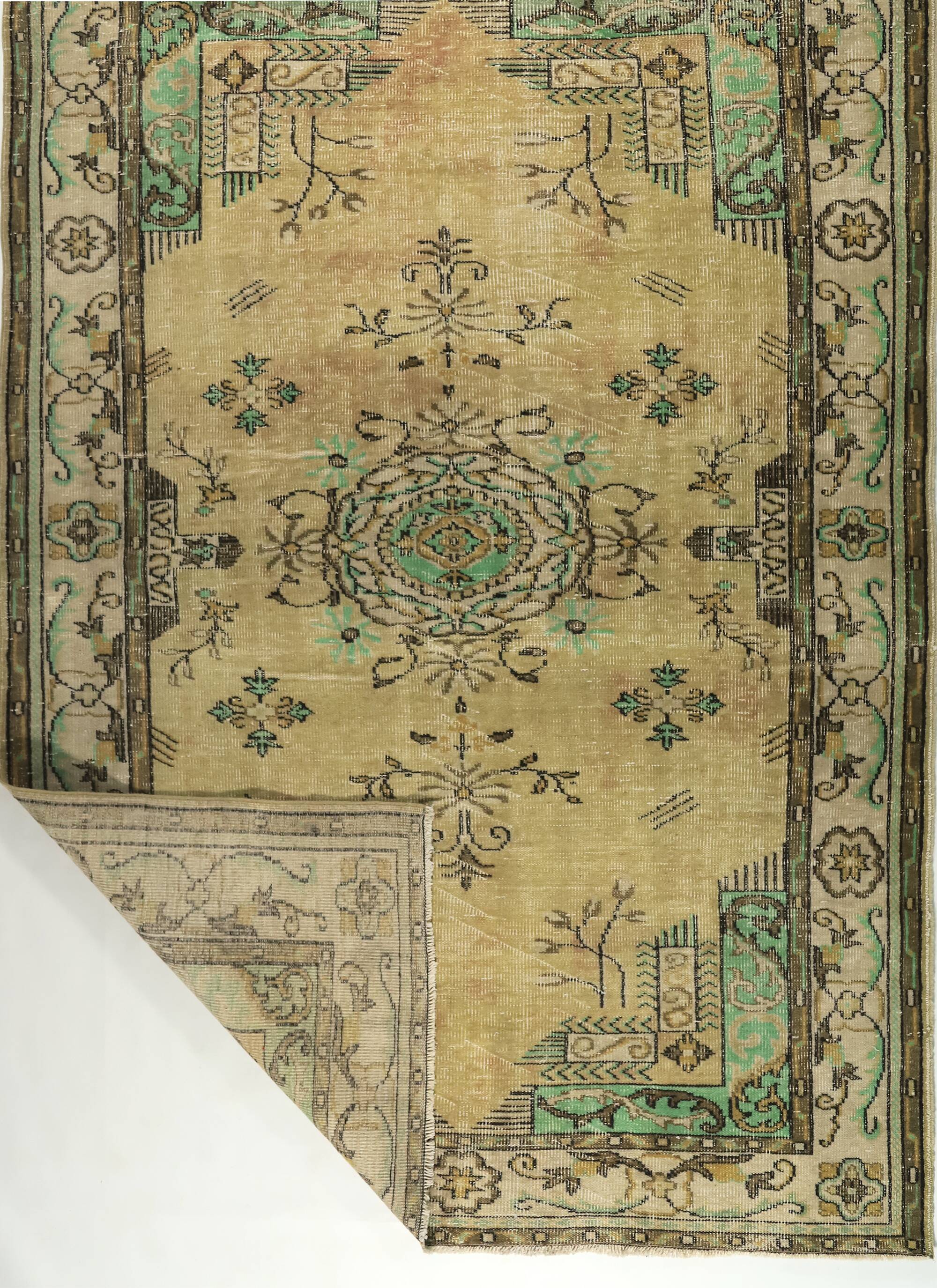 Tapis vintage anatolien fait à la main 294 cm x 192 cm