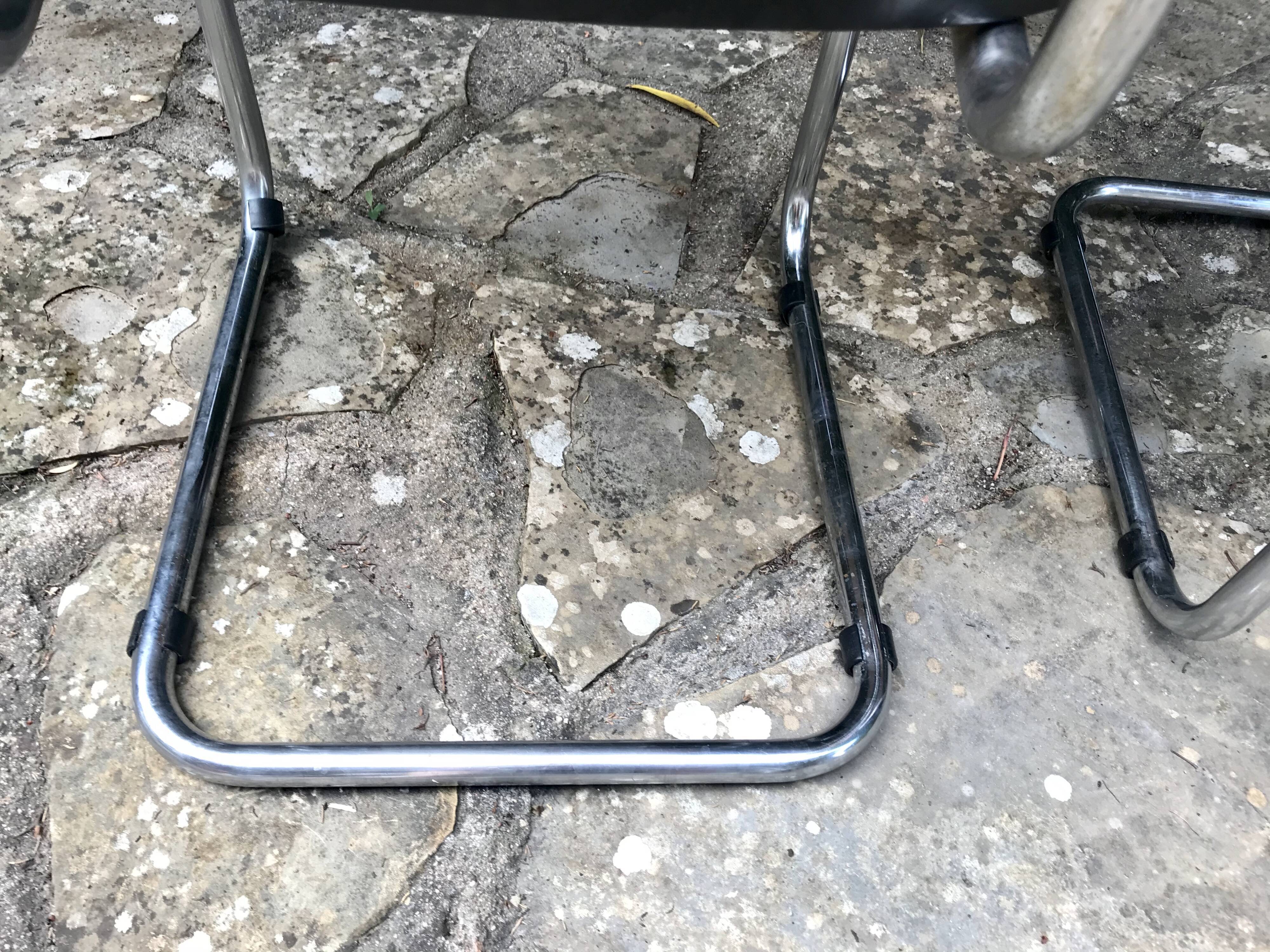 Pair of armchairs B64 Marcel Breuer