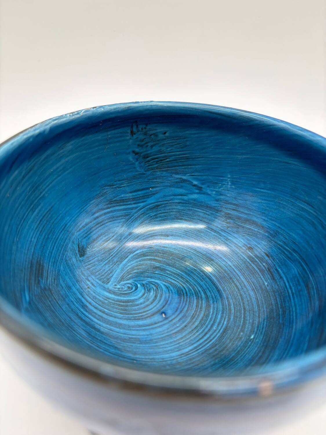 Tasse à thé café, Aldo Londi, Rimini blu, 1969, céramique bleu e vert