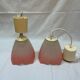 80s pink opaline pendant lights