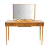 Coiffeuse en  noyer des années 1950 par Gordon Russell