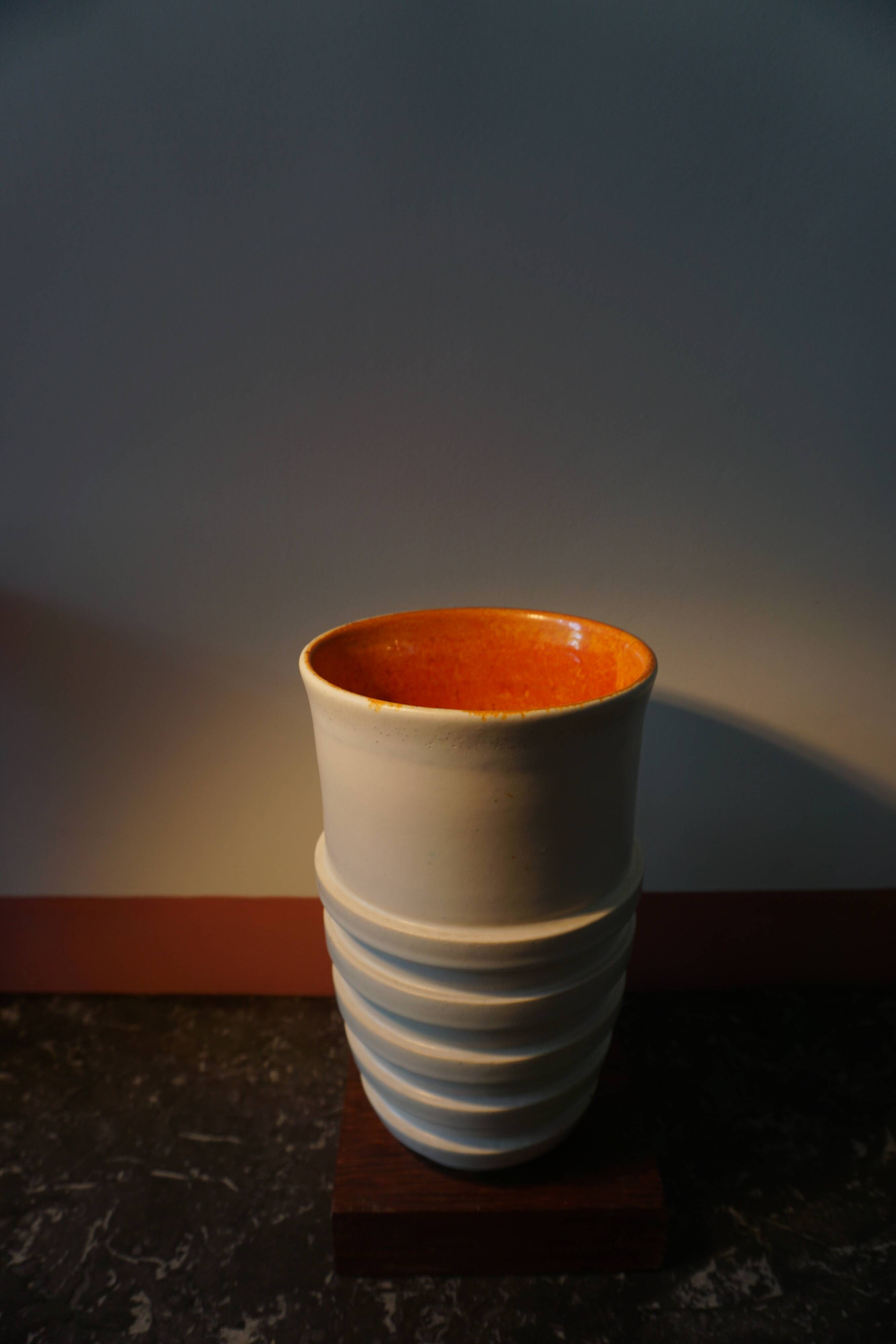 Vase from the 50s and 60s signed Ferjac France