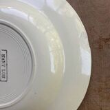 set of 4 Digoin soup plates, Mary Lou model