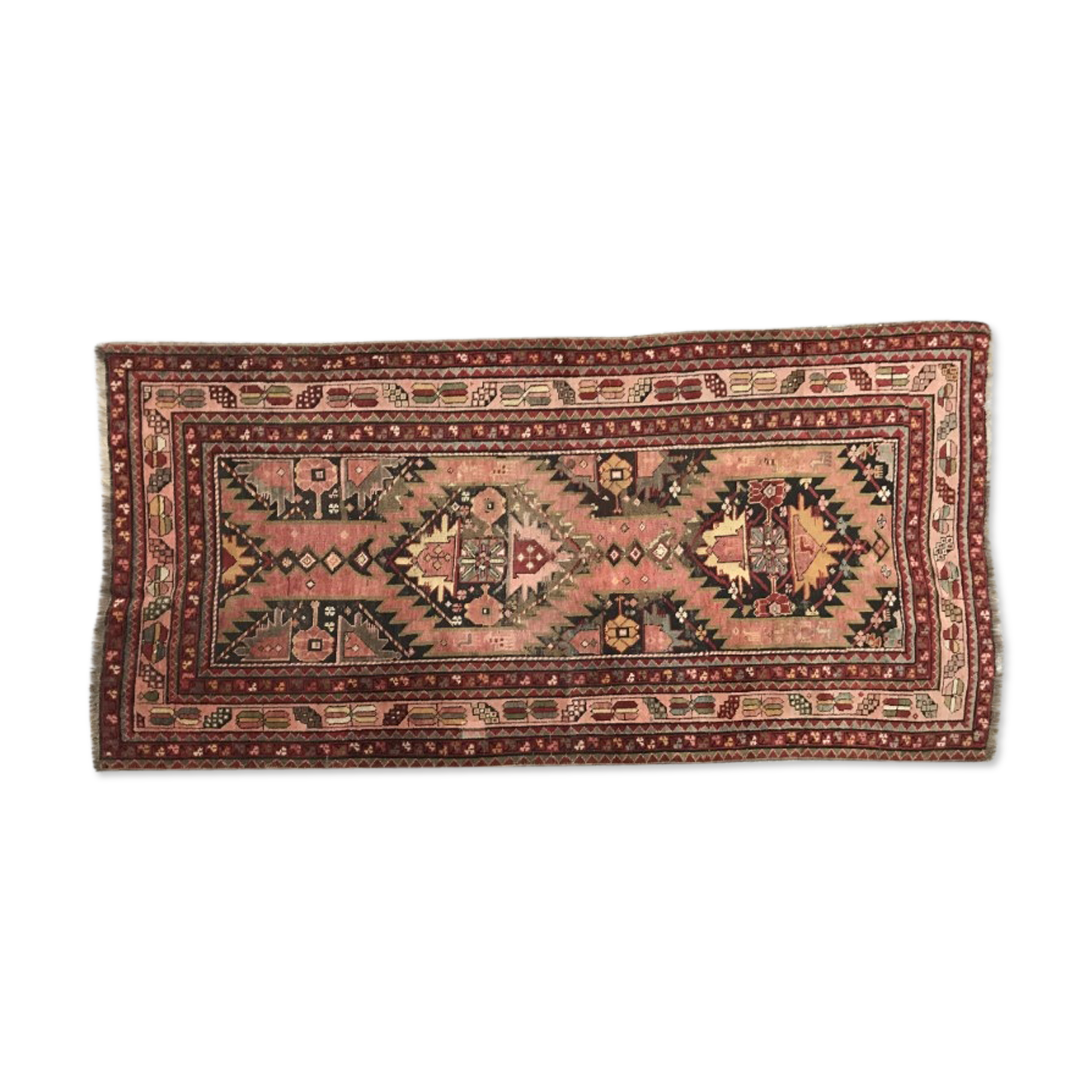 Carpet former caucasus karabakh 112 x 218 cm