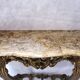 Console bois doré et marbre style Louis XV