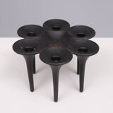 Holmgren illums bolighus, cast Iron candle holder 1960s Denmark