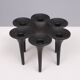 Holmgren illums bolighus, cast Iron candle holder 1960s Denmark