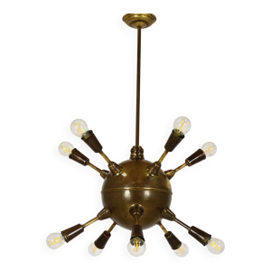 Chandelier vintage sputnik,