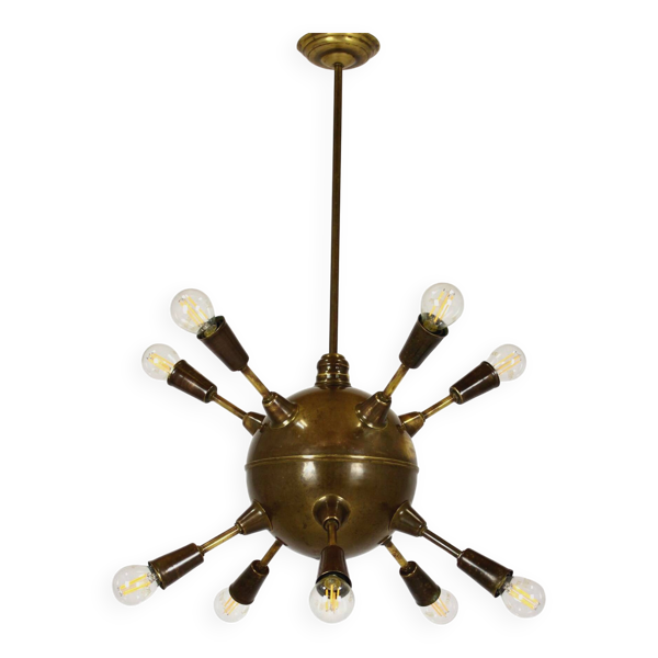 Chandelier vintage Sputnik, années 1960