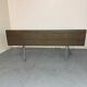 Banc Moderniste en Bois et Acier par Dom Hans van der Laan, 1965