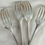 12 fourchettes plaqué argent
