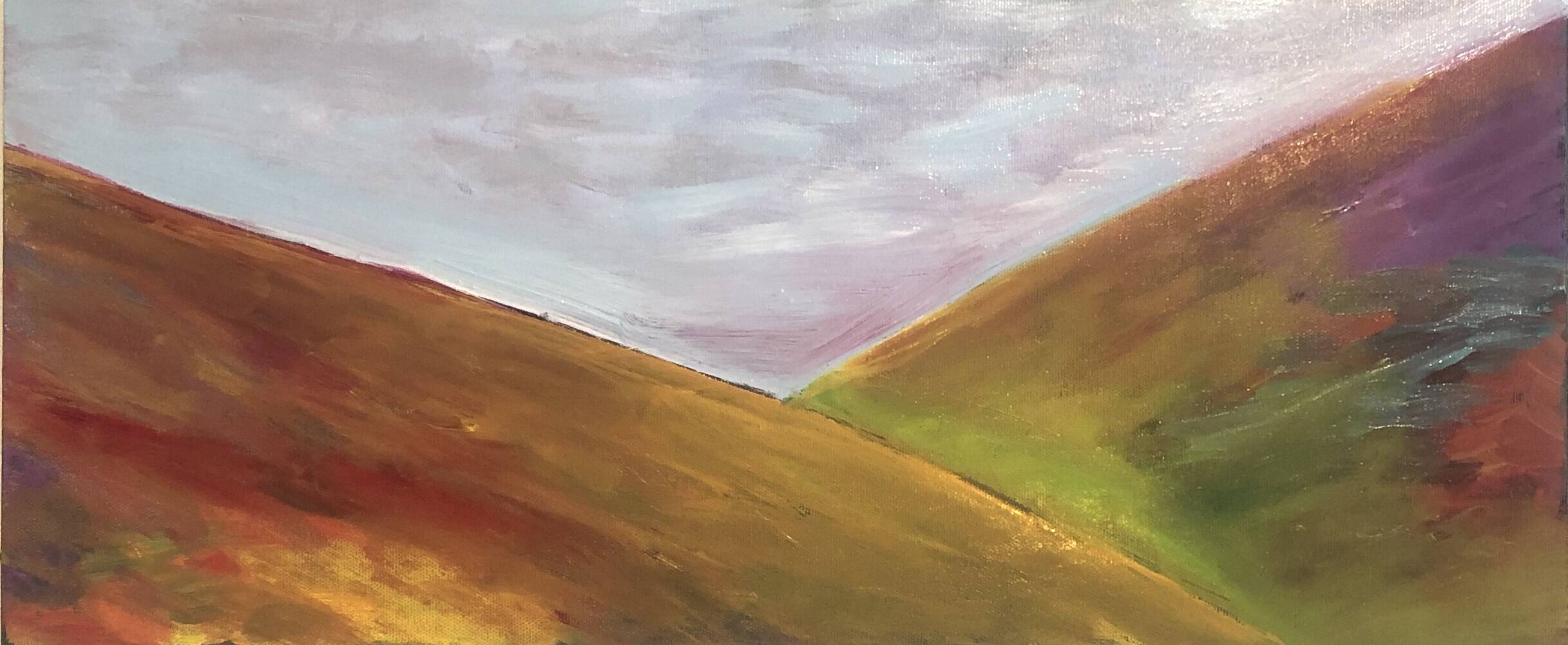 Oil Painting Hill 2