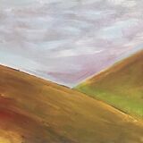 Tableau Huile Colline 2