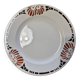 7 assiettes plates nouvelles galerie odette motifs chocolat