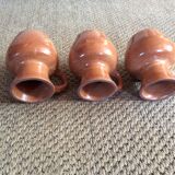 Series of 3 cups in sandstone