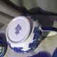 Churchill england blue and white tea service japanese patterns