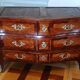 Commode  en marqueterie bois époque Louis XV estampillée Léonard Boudin