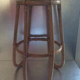 Sellette bambou vintage en rotin et osier