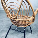 Set of Rattan Lounge Chairs attributed to Rohe Noordwolde, 1960s