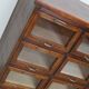 Vintage Dutch Oak Haberdashery Shop Cabinet / Vitrine, 1950s