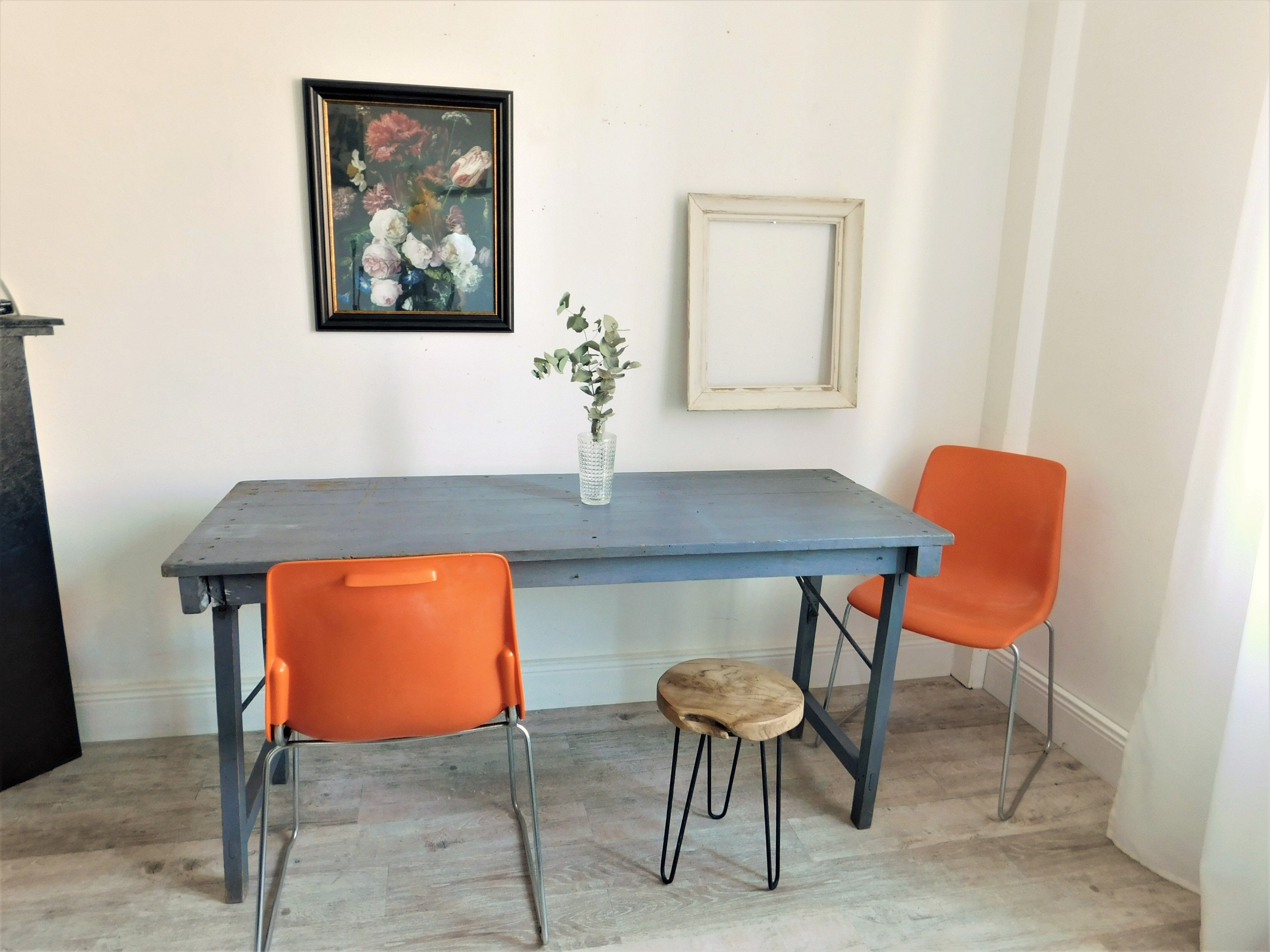 Table pliante dans son jus