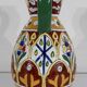 Polychrome vase in glazed earthenware, Nabeul – 1920