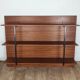 60s wall bookcase shelf