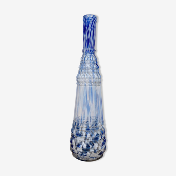 Vase bouteille en verre de Clichy
