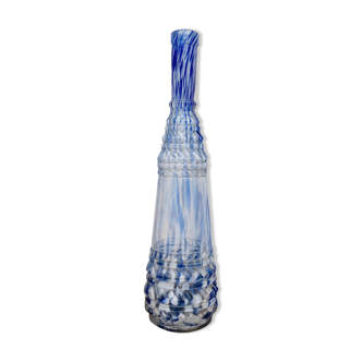 Glass bottle vase of Clichy