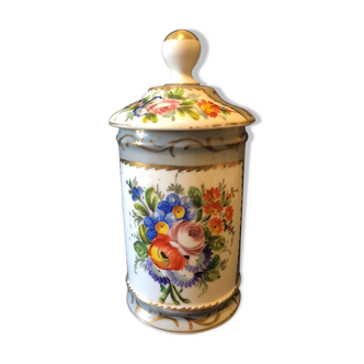 Manufacture impériale Saint-Pétersbourg porcelaine pot couvert vers 1860 Russie