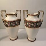 Belgian earthenware fireplace insert Boch la Louviere 1930s, 1940s