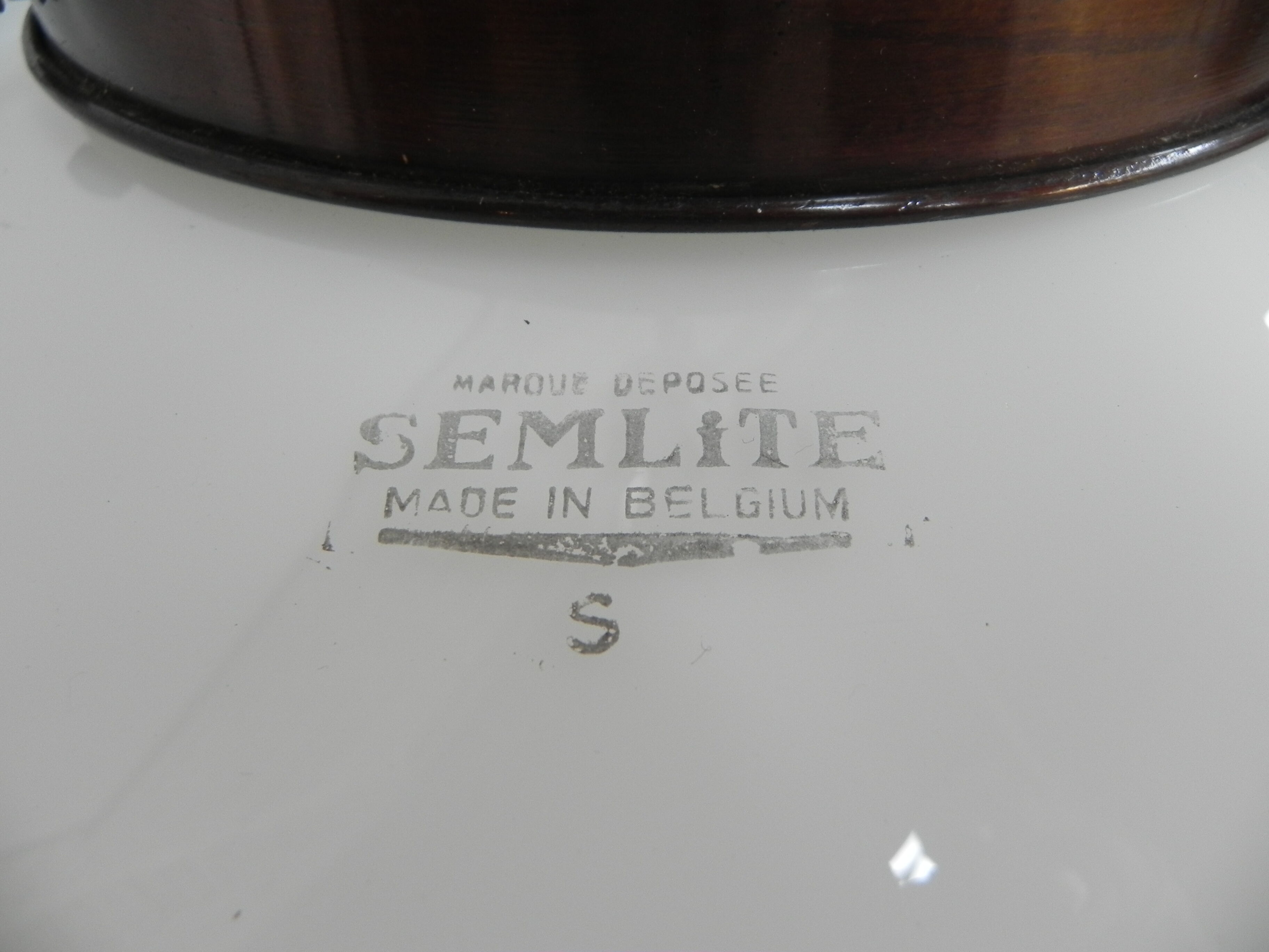 Art Deco hanging lamp on chain